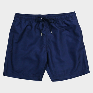 Short de bain pour homme confortable et formel à motif solide Maillot de bain imperméable Fermeture élastique à taille moyenne Respirant uni Respectueux de l'environnement - Product Image 1