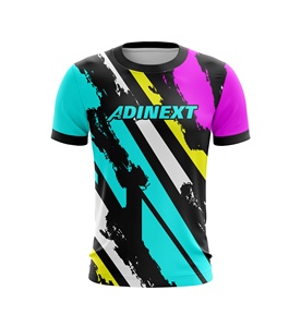 Factory Directly UPF 50+ Custom Marathon Event Running <b>100</b> <b>Polyester</b> Df Sublimation T <b>Shirt</b> - Product Image 1