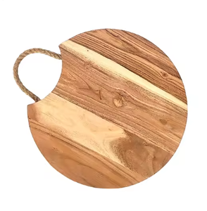 Tabla de desayuno Tabla de cortar de madera de caucho con superficie reversible Ecológico Bloques de corte más útiles con MOQ bajo - Product Image 4