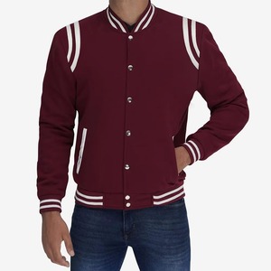Chaqueta universitaria de béisbol Retro Hip Hop para Hombre, Ropa deportiva de moda para Hombre con logotipo frontal, cuello levantado, patrón de uniforme - Product Image 6