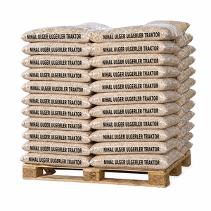 Granulés de bois, granulés de combustible, briquettes beiges, en vrac, en sacs, avec 0,7 % de cendres et 10 % d'humidité, pour le chauffage des poêles et l'utilisation industrielle - Product Image 3