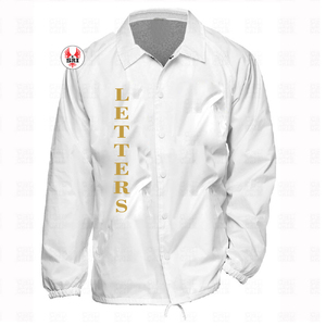 Alpha Phi |   Chaqueta Deportiva de Nailon para Hombre con Bordado de la Fraternidad Alpha |   Chaqueta de poliéster bordada para hermandades griegas masculinas - Product Image 3
