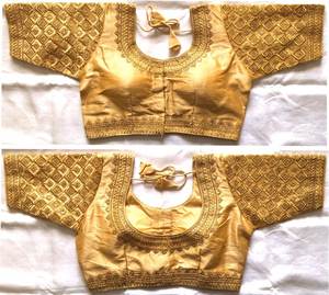 เสื้อดีไซน์เนอร์พร้อมด้ายเรียงตามลำดับแวววาวและงาน zari - Product Image 2