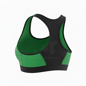 Soutien-gorge de sport en tissu extensible et flexible, conçu pour le confort pendant l'entraînement et les exercices. - Product Image 4