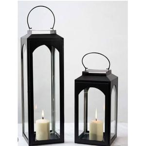 Lanterne à bougie en verre et métal colorée, lanterne à bougie décorative en métal de qualité supérieure, lanterne à bougie en acier inoxydable - Product Image 4