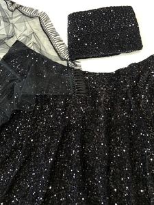 FABZ Designer Mariage Lehenga Choli Collection pour Femme Séchage Rapide Sans Rides Fausse Fourrure Toutes Saisons Coupe Régulière Protection Solaire - Product Image 6