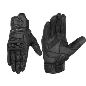 Gants de moto de course à prix de gros, protection en fibre de carbone, paume antidérapante, cuir de chèvre véritable - Product Image 1