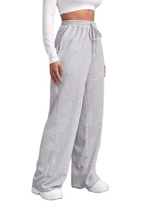 Pantalones de Pierna Recta, Pantalones Deportivos Holgados, Pantalones Deportivos Holgados con Cordón de Color Sólido para Mujer, Joggers BY BS 2026 - Product Image 5