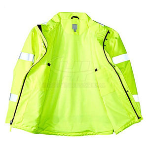 Chaqueta de Trabajo Reflectante con Certificación CE para Construcción Industrial y Trabajo al Aire Libre con Alta Visibilidad para Mayor Seguridad - Product Image 3
