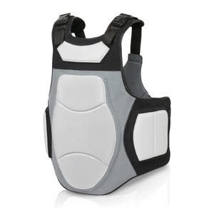 Protector de pecho de boxeo profesional hecho a medida al por mayor, color negro y gris, recién llegado, protector de pecho de boxeo para hombres - Product Image 5