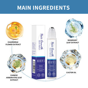 علامة تجارية خاصة-علاج عضوي نباتي مغذي لفروة الرأس لمكافحة تساقط الشعر-مجموعة مصل ونمو الشعر والأسطوانة - Product Image 2