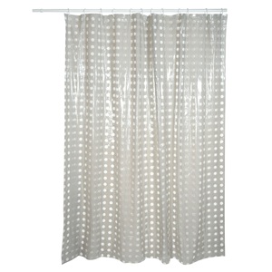 Shower <b>Curtain</b> (Polyester and Polypropylene with 12 rings) - MSV - Product Image 1