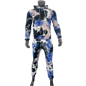 Survêtement pour hommes Tie Dyed Service OEM durable confortable durable meilleure fabrication vêtements actifs très exigeants Survêtement pour hommes - Product Image 1