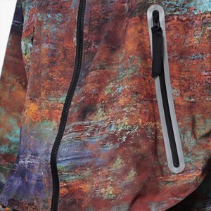 Veste coupe-vent imperméable à glissière pour hommes de marque Sublimation Vestes coupe-vent anorak respirantes rétro avec logo personnalisé - Product Image 5