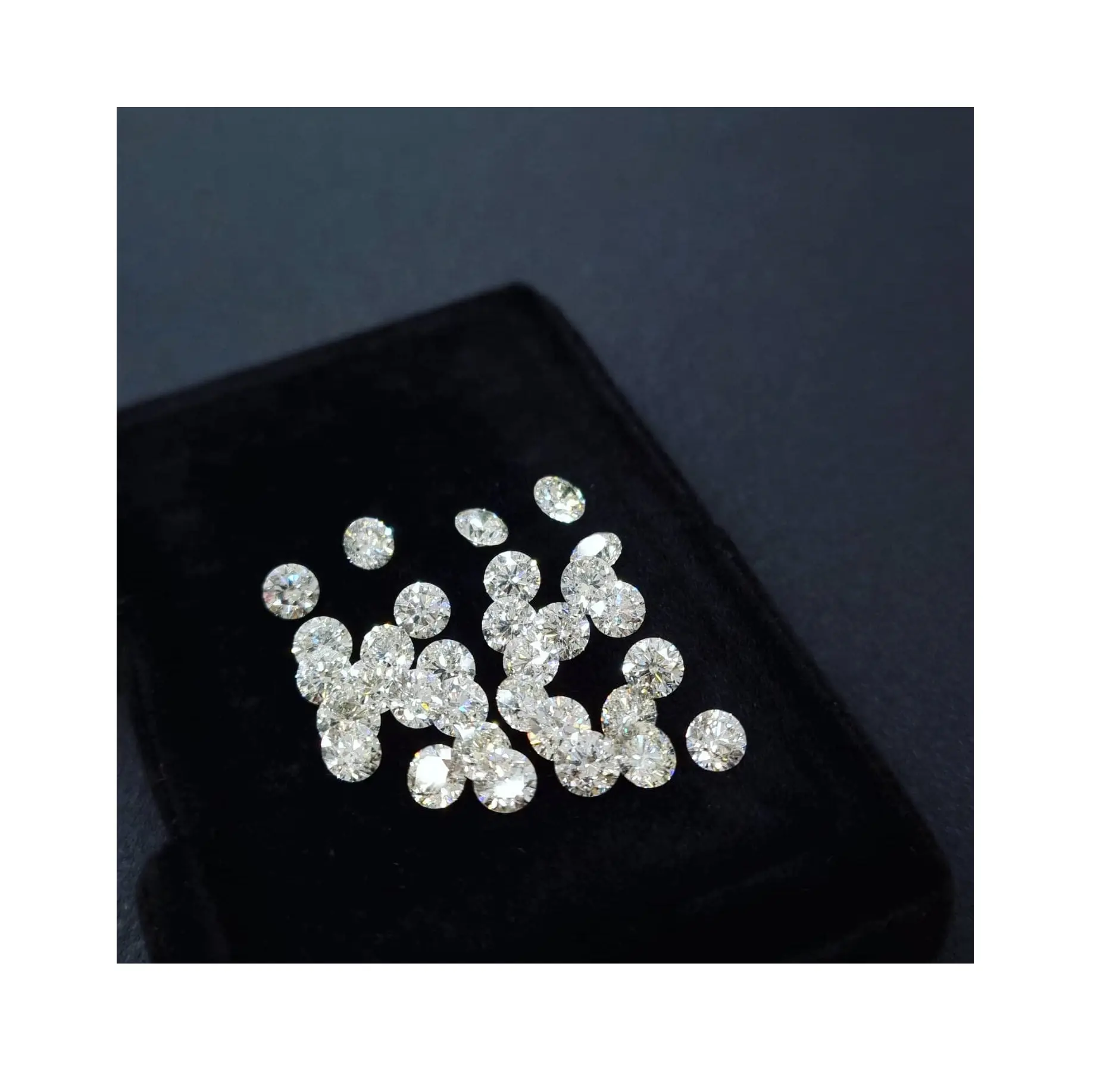 Alta qualità 1.25-1.8mm sciolto-2 stelle MELLE marrone JKL VVS VS colore chiarezza diamante per gioielli economici
