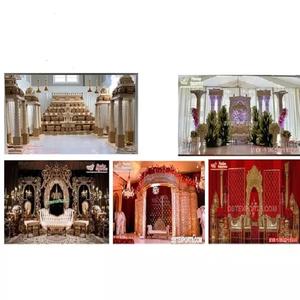 Types de décoration sur le thème de la scène de mariage et sa popularité croissante Décoration de scène de mariage Décoration de réception de mariage indien - Product Image 1