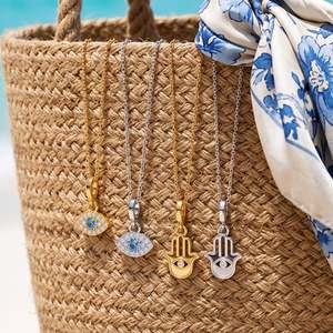 จี้รูปตาปีศาจประดับเพชรซิคอนเคลือบทอง 18K ยี่ห้อ Jeulia รุ่น Move My Way สำหรับงานปาร์ตี้ - Product Image 6