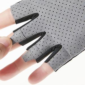 Gants de vélo demi-doigts personnalisés pour hommes Gants de vélo de montagne antichoc et respirants Gants de cyclisme de sport - Product Image 2