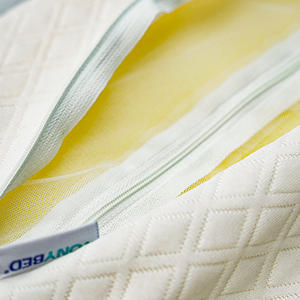 Almohada de látex ecológico ortopédica y ergonómica a base de aceite de palma, diseño transpirable, colchón de fábrica respetuoso con la piel, stock al por mayor - Product Image 6