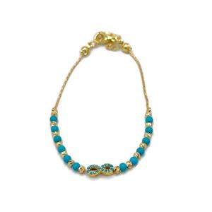 สร้อยข้อมือลูกปัดตาชั่วร้ายที่ดี - Product Image 1