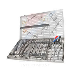 Kit de cirugía oral de 24 piezas con casete extra grande, juego de instrumentos dentales, Lima ósea, alicates de algodón Miller, elevador medio recto - Product Image 4