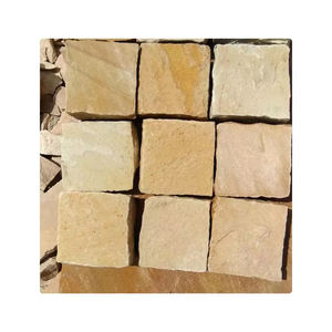 Vente en gros de blocs de carreaux de grès pavé de menthe nouveau design avec finition de surface aiguisée de taille personnalisée pour une application en extérieur - Product Image 6