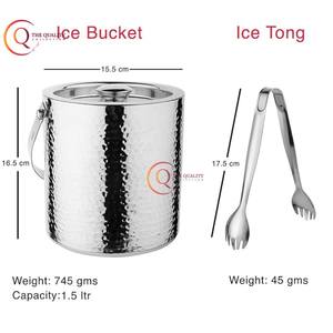 ถังน้ำแข็งเย็นไวน์เงินแบบทันสมัยพร้อมด้ามจับตู้แช่เบียร์สแตนเลสสำหรับโรงแรมและบาร์สำหรับงานปาร์ตี้ - Product Image 6