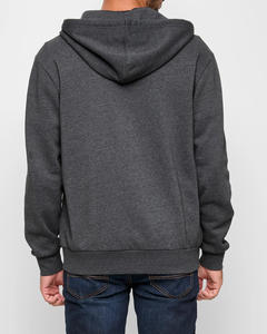 Personnalisez le sweat à capuche zippé pour hommes avec logo personnalisé Personnalisation de l'impression de broderie de tissu coton-polyester de qualité supérieure Commandes en gros - Product Image 2