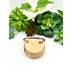 Shirley Collection Elegant <b>Copper</b> Plumber Fashion Cuff Bracelet - Product Image 4