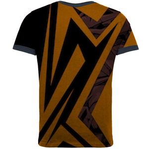 Conjunto corto de Camiseta con cuello en V de talla grande de alta calidad para hombre 2025 ropa de calle personalizada conjuntos de pantalones cortos bordados de estilo callejero - Product Image 3