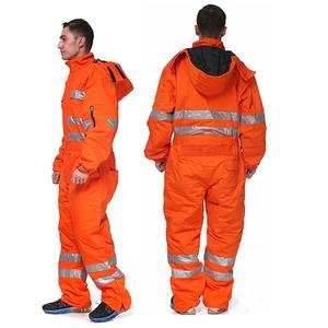 Combinaisons de travail de sécurité pour hommes en polyester avec logo personnalisé, classe 3 ANSI, imperméables, avec éclairage LED - Product Image 2