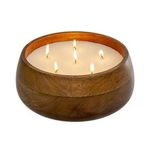 Bol décoratif en bois de meilleure qualité bol à pâte en bois pour la décoration de table de salle à manger pour la fabrication de bougies. - Product Image 3