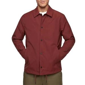 Venta al por mayor High Street Classic Bomber Jacket Casual invierno chaqueta de gran tamaño cierre de cremallera frontal logotipo personalizado y etiqueta - Product Image 3