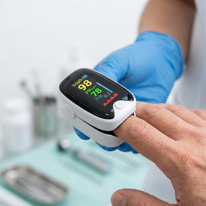Oxymètre de pouls au doigt, moniteur d'oxygène sanguin, moniteur de fréquence cardiaque, oxymètre OLED/TFT - Product Image 4