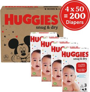 Pañales Huggies Talla 3, Pañales para Bebé Snug & Dry, Talla 3 (7-13 kg), 200 Unidades - Product Image 2