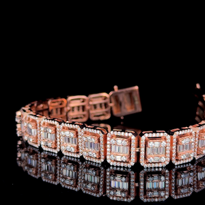 Miami luxe 12mm cubain chaîne lien Bracelets Ross or argent glacé Moissanite diamant croix forme chrétien fête cadeau en gros - Product Image 2