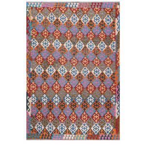 Alfombra Kilim de Maimana, Afganistán, 300 x 206 cm, Alfombras y Conjuntos Tradicionales Afganos - Product Image 1