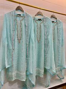 รองเท้าผ้าคอตตอนมาใหม่ปักลวดลายมาใหม่ Kameez salwar & EMB สนามหญ้า dupatta - Product Image 5