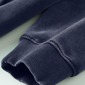 Sweats à capuche en molleton délavé à l'acide sur mesure pour femmes Logo avant Qualité supérieure Couleurs et tailles personnalisables Vente en gros - Product Image 5