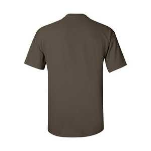 T-shirt pour homme en coton 100% de qualité supérieure, col en V, style hip-hop, uni, impression numérique sur le devant, respirant, séchage rapide, logo professionnel - Product Image 2