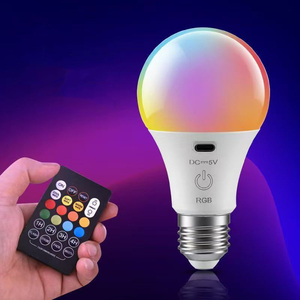 USB Led <b>Bulb</b> <b>Rechargeable</b> Light <b>Bulb</b> Smart <b>Bulb</b> Dimmable E27 <b>Bulbs</b> with Timing Cordless Battery Operated Light <b>Bulb</b> - Product Image 1