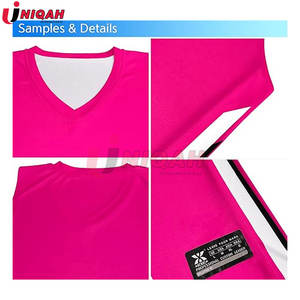 Maillot de basket-ball réversible unisexe de haute qualité, style hip-hop, ensembles d'uniformes d'équipe athlétique, chemises vierges, tailles respirantes - Product Image 4