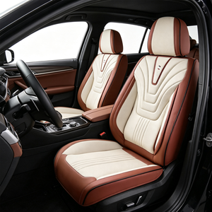 <span class=keywords><strong>Coprisedili</strong></span> Auto in Pelle PU Personalizzati, Set Completo di Lusso Impermeabile, <span class=keywords><strong>Coprisedili</strong></span> <span class=keywords><strong>Universali</strong></span> Compatibili con BMW - Product Image 2