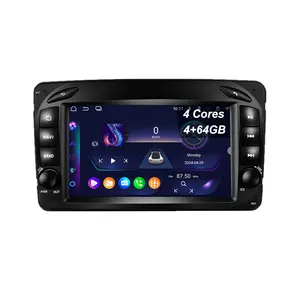 BG Factory 7inch Android 13 Ultra-thin 4Cores 4+64GB Car Radio For Benz W168 Wireless Carplay 4G Wifi Bluetooth5.0 GPS Navi