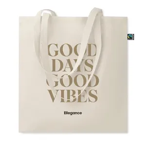 Borsa Tote in Cotone OSOLE Fairtrade, Shopper Promozionale Sostenibile per Merchandising - Product Image 4