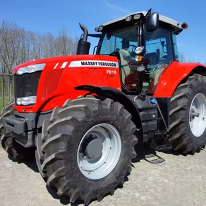 Tractor Usado Massey Ferguson 7619, Tractor Agrícola de 4 Ruedas Motrices con Neumáticos Grandes y Cabina Cerrada - Product Image 1