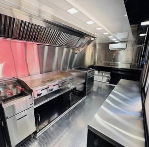Remolque de Comida Móvil Rosa, Camión de Comida de Doble Eje, Remolque de Comida Personalizado con Ventana de Servicio para Eventos al Aire Libre - Product Image 6