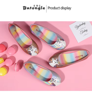 Ballerine alla Moda per Bambine, Scarpe Casual in PU con Cartoni Animati, Leggere per Primavera ed Estate, Scarpe da Principessa - Product Image 5