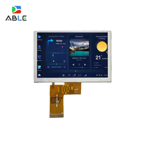 Pantalla LCD TFT IPS de 5 Pulgadas Able AB050ZJGI50N-C, 800x480, Táctil Capacitiva de 10 Puntos, Interfaz I2C, 500cd/m, Alto Brillo para Dispositivos HMI