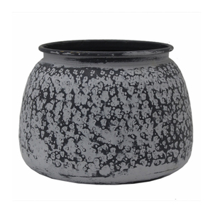 Este diseño es genial con maceta de forma redonda Hierro Metal Color gris Elegante para decoraciones de jardín Estilo moderno Venta al por mayor a granel - Product Image 1